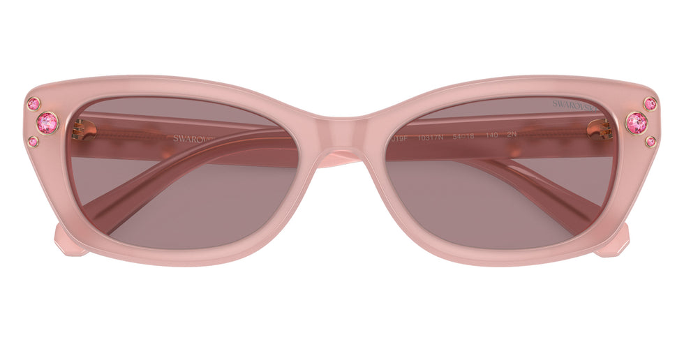 Swarovski SK6019F 10317N 54 - Milky Pink / Light Purple Brown #id:sk6019f10317n_s:102120