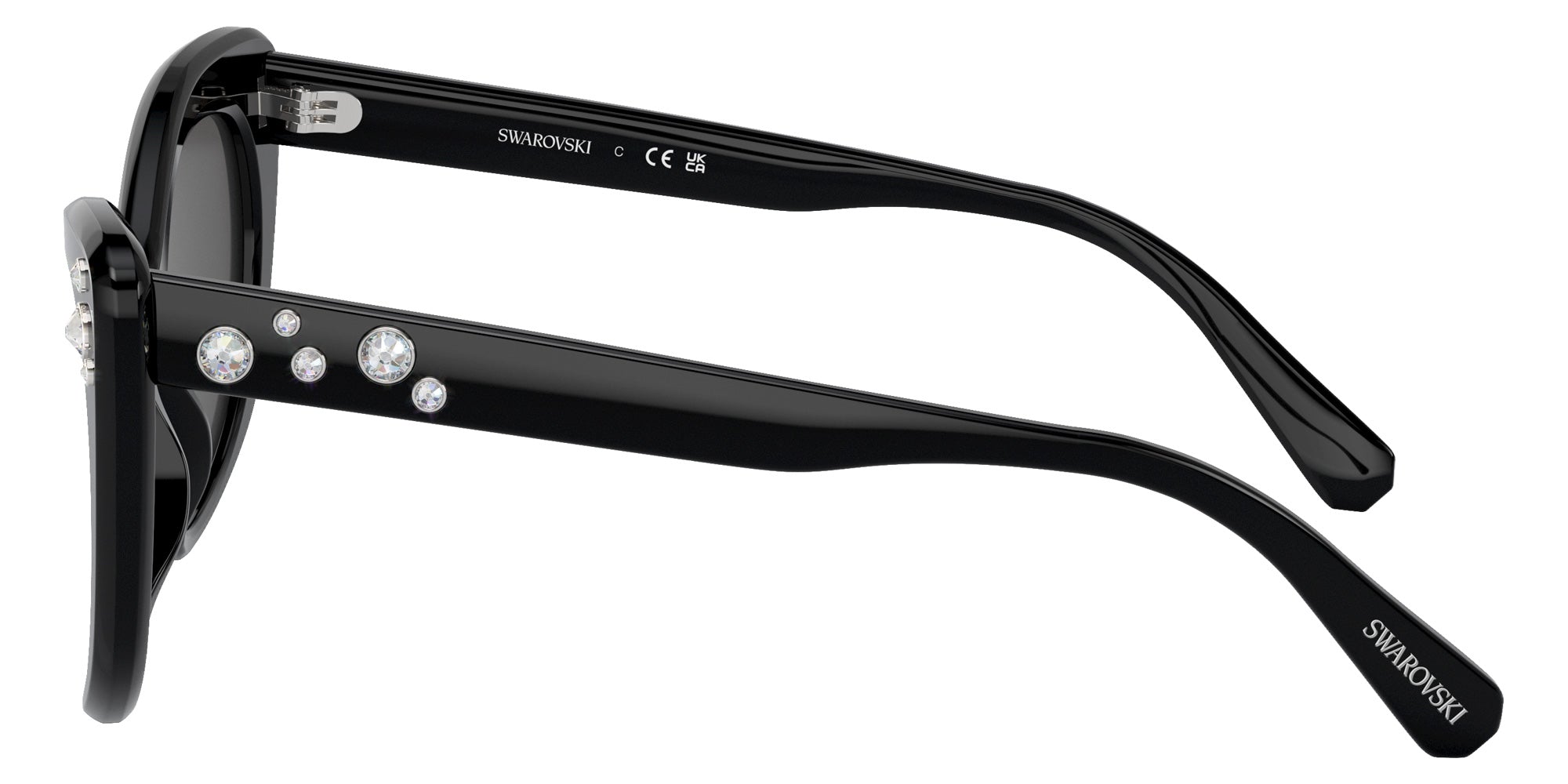 Swarovski SK6020 100187 55 - Black / Dark Gray #id:sk6020100187_s:100110