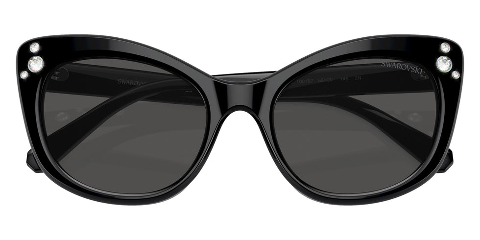 Swarovski SK6020 100187 55 - Black / Dark Gray #id:sk6020100187_s:100120