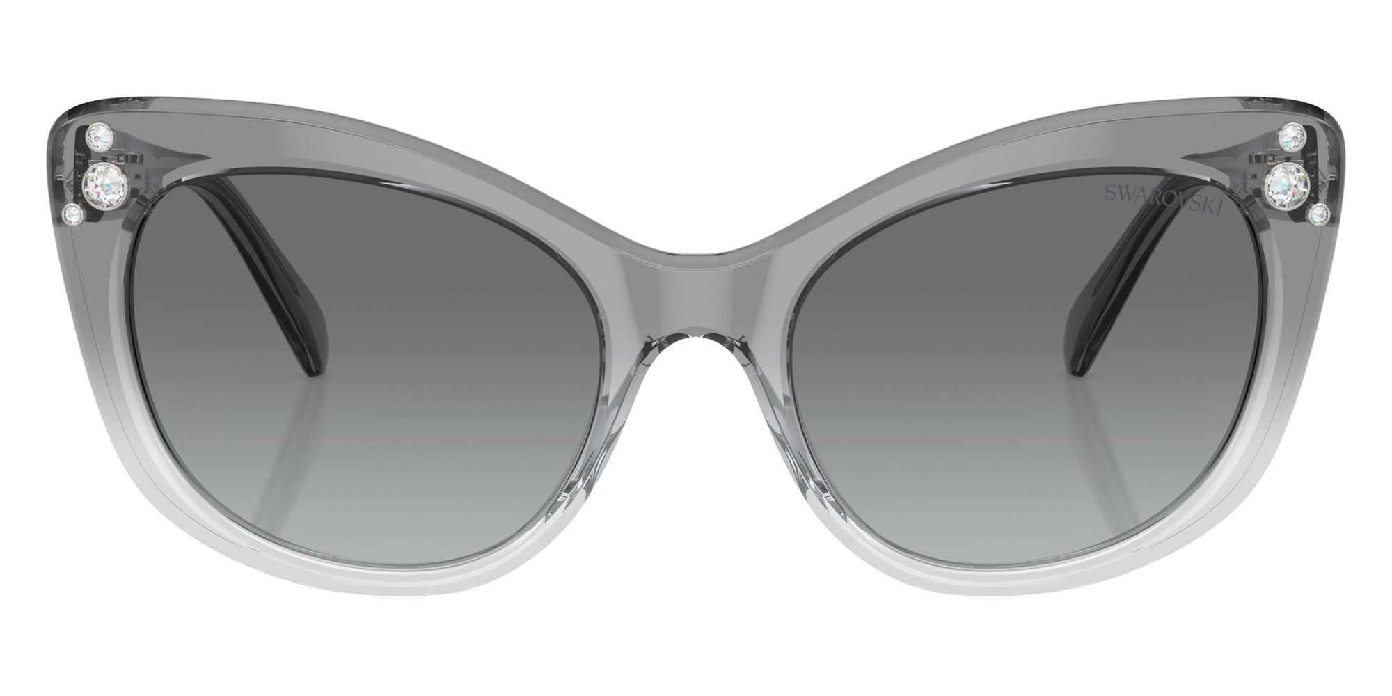 Swarovski SK6020 104611 55 - Transparent Dark Gray / Gradient Gray #id:sk6020104611_s:100100