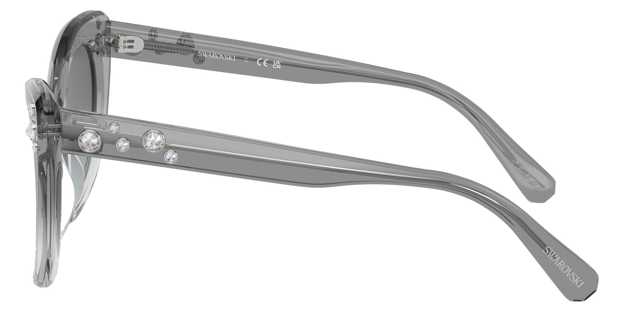 Swarovski SK6020 104611 55 - Transparent Dark Gray / Gradient Gray #id:sk6020104611_s:100110