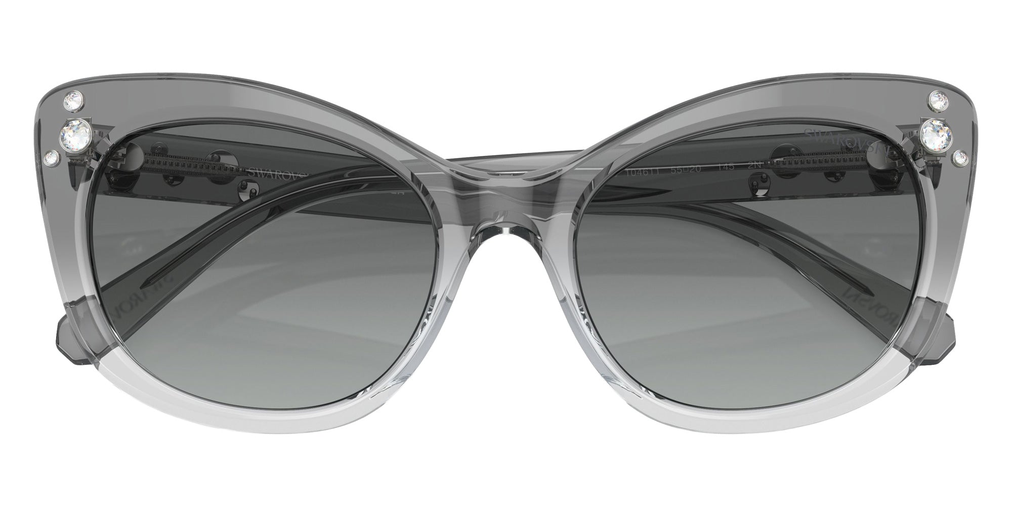 Swarovski SK6020 104611 55 - Transparent Dark Gray / Gradient Gray #id:sk6020104611_s:100120