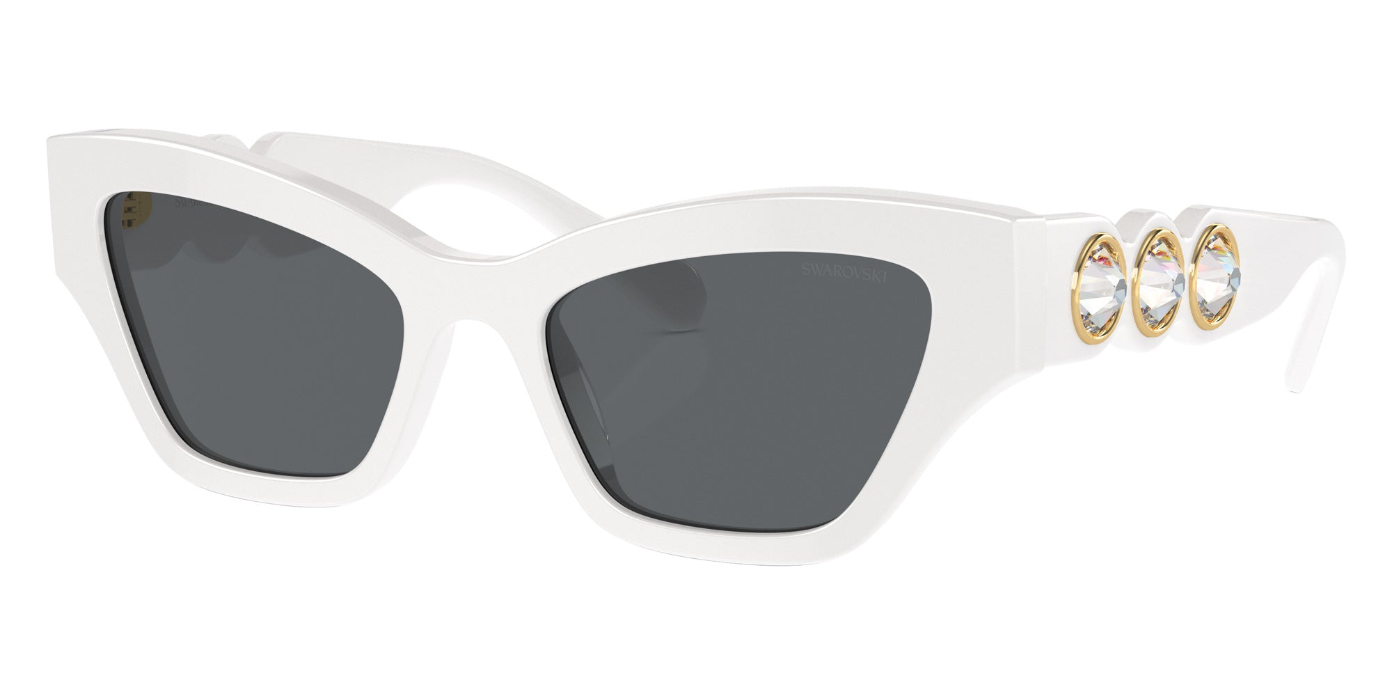 Swarovski SK6021 105087 53 - White / Dark Gray #id:sk6021105087_s:106105