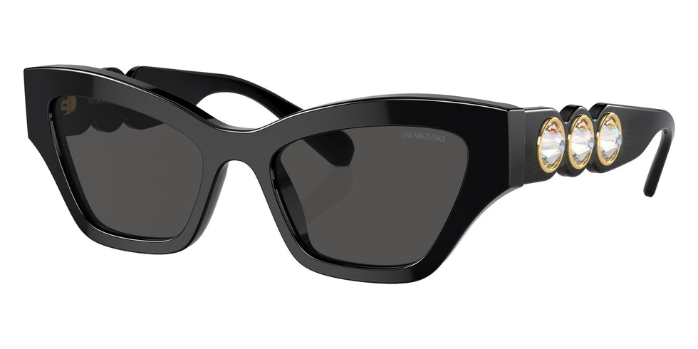 Swarovski SK6021F 100187 54 - Black / Dark Gray #id:sk6021f100187_s:100105