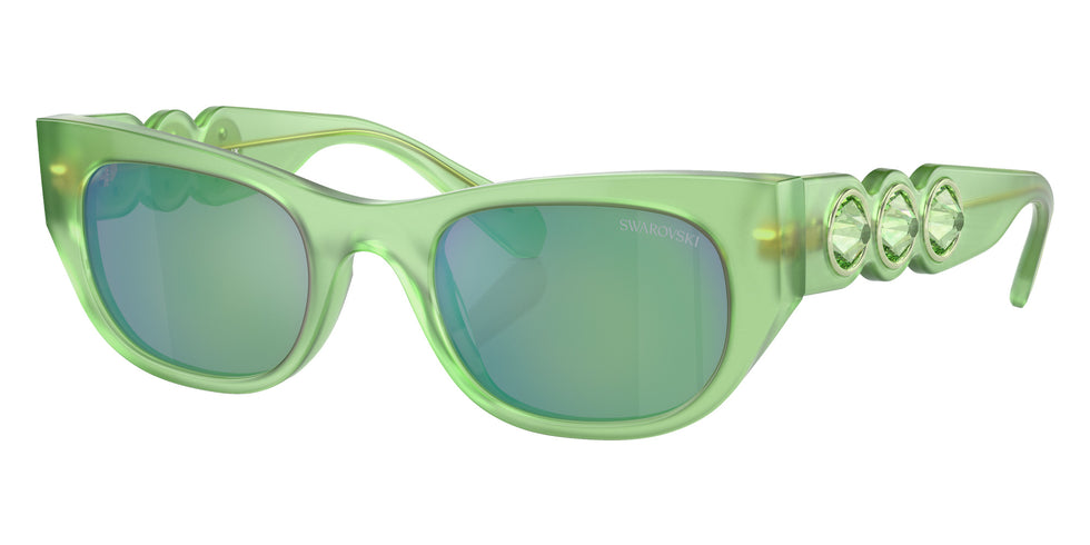 Swarovski SK6022 105131 51 - Milky Green / Light Blue Mirrored Green #id:sk6022105131_s:106105