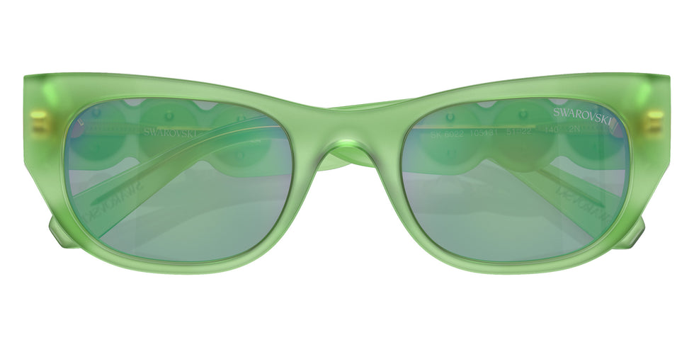 Swarovski SK6022 105131 51 - Milky Green / Light Blue Mirrored Green #id:sk6022105131_s:106120