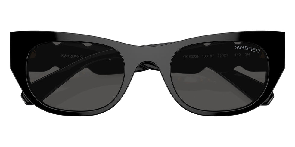 Swarovski SK6022F 100187 53 - Black / Dark Gray #id:sk6022f100187_s:100120