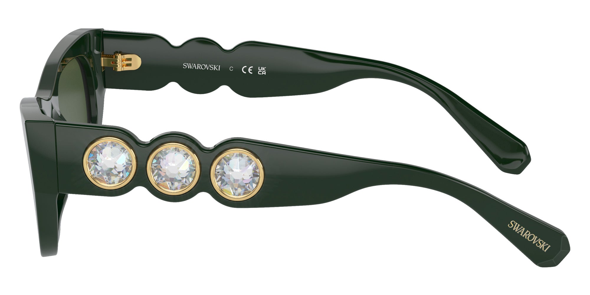 Swarovski SK6022F 102671 53 - Dark Green / Dark Green #id:sk6022f102671_s:102110