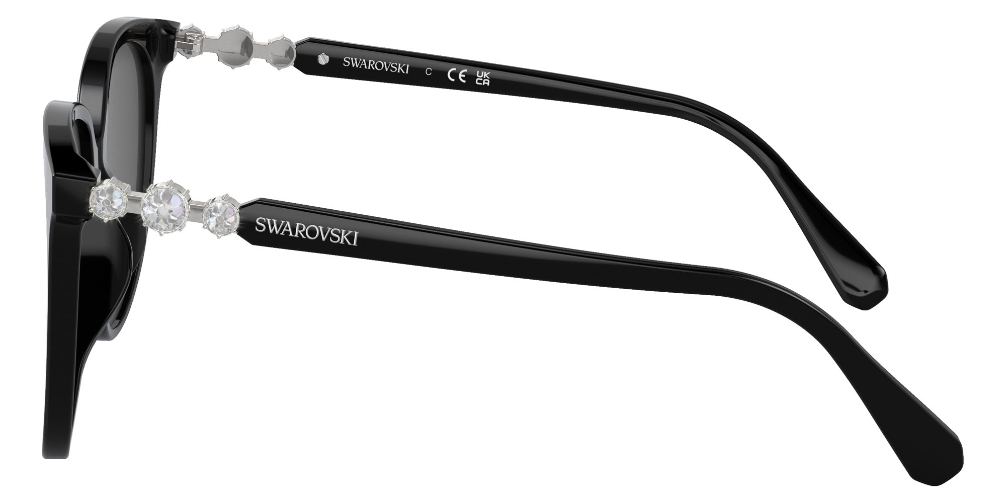 Swarovski SK6023D 100187 56 - Black / Dark Gray #id:sk6023d100187_s:100110