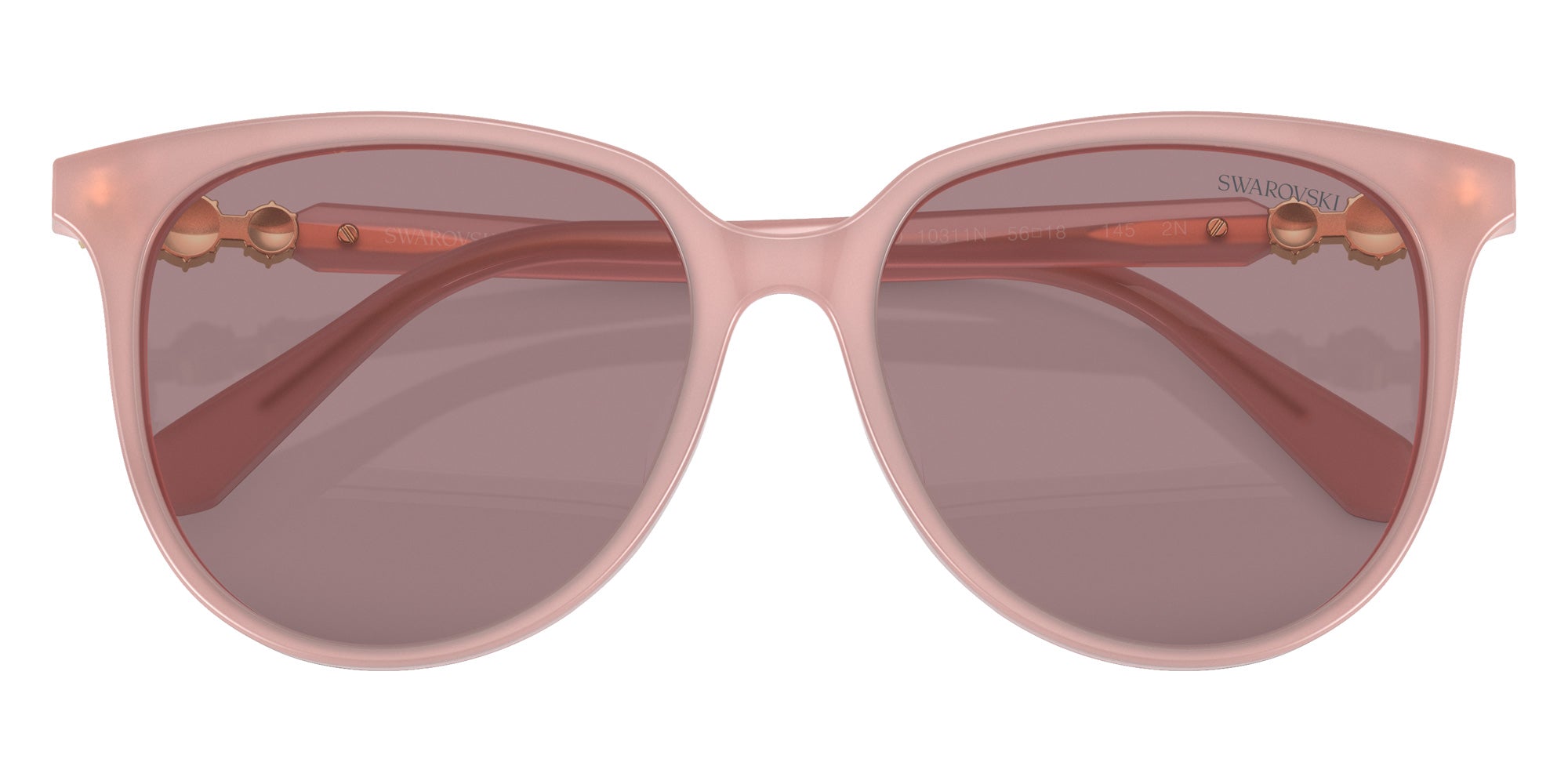 Swarovski SK6023D 10311N 56 - Milky Pink / Light Purple Brown #id:sk6023d10311n_s:102120