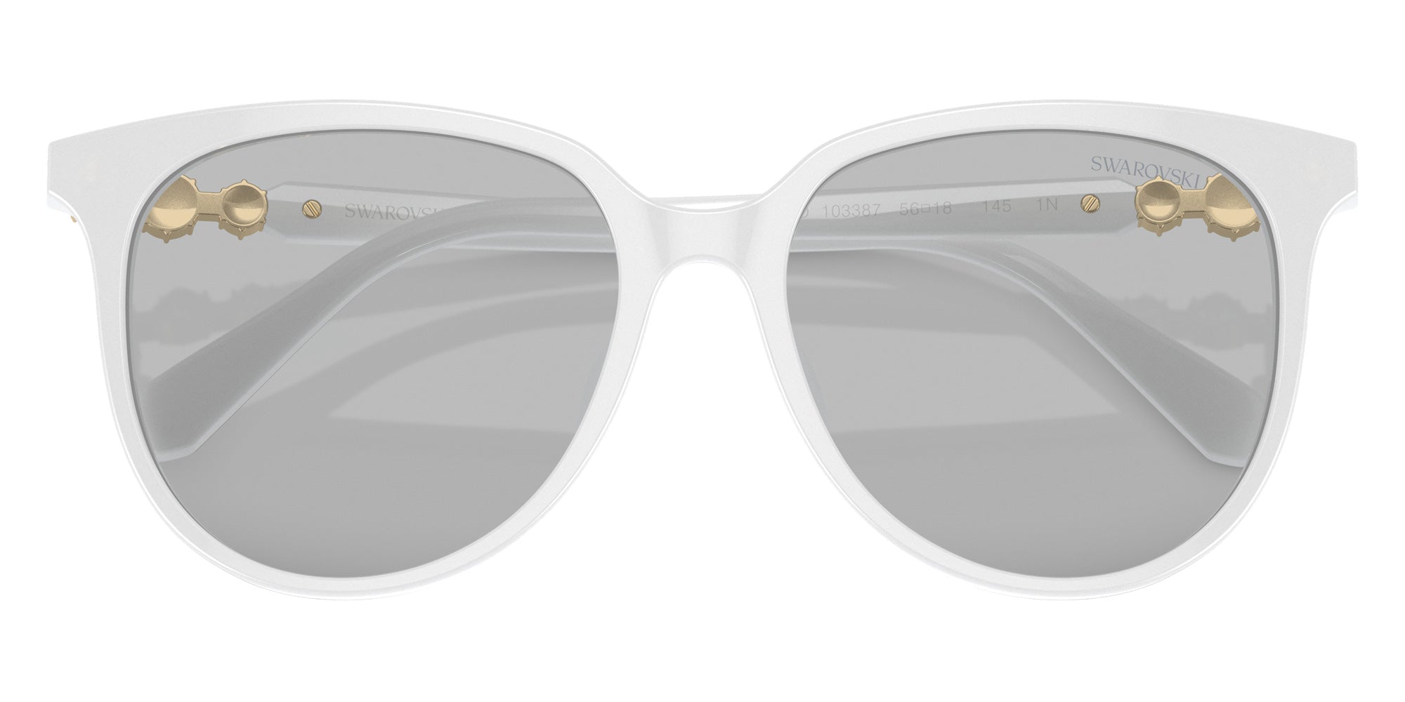 Swarovski SK6023D 103387 56 - Opal White / Light Gray #id:sk6023d103387_s:104120