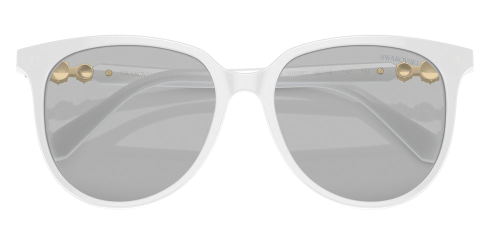 Swarovski SK6023D 103387 56 - Opal White / Light Gray #id:sk6023d103387_s:104120
