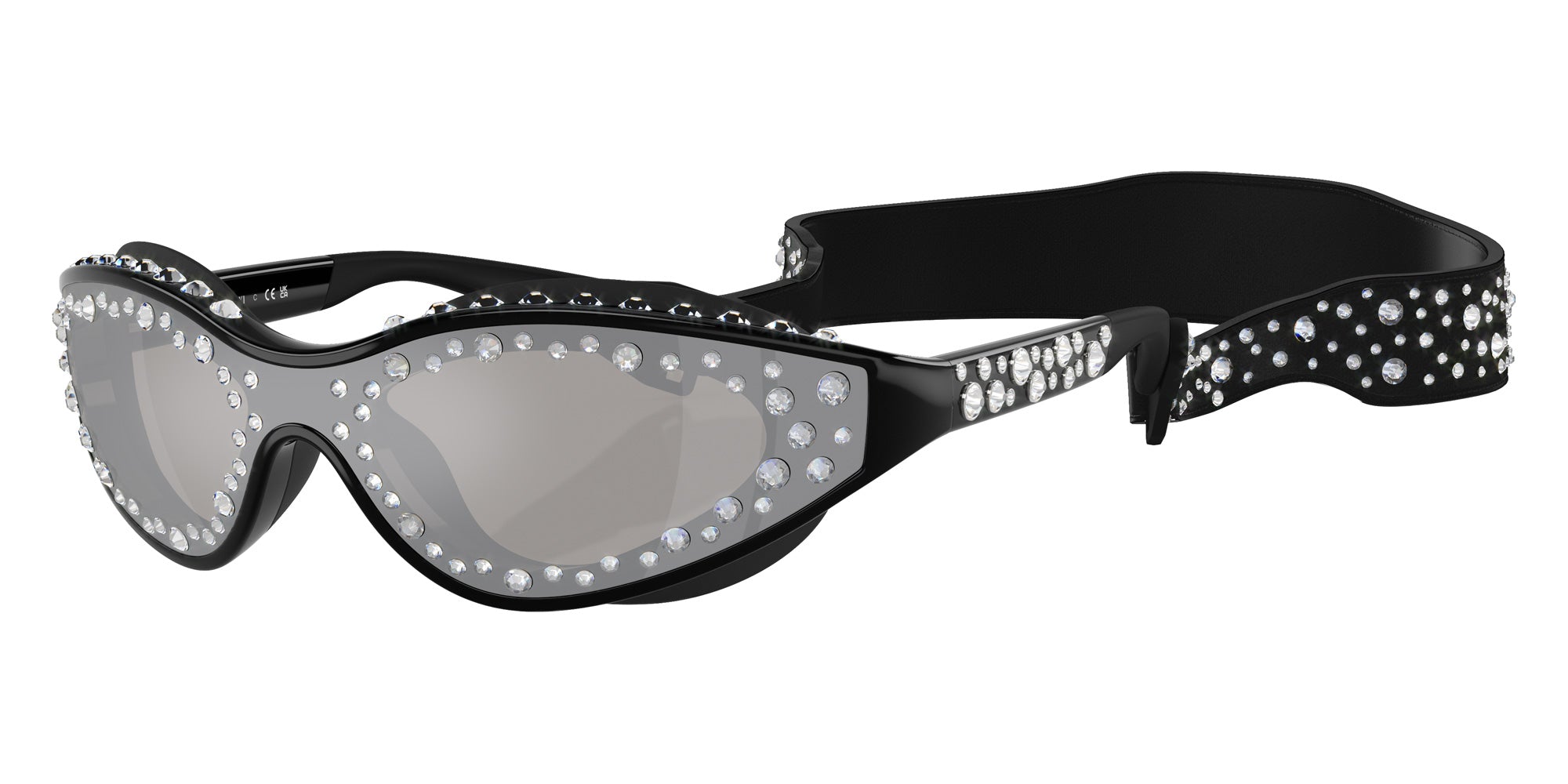 Swarovski SK6024 10016G 142 - Black / Light Gray Mirrored Silver #id:sk602410016g_s:100105