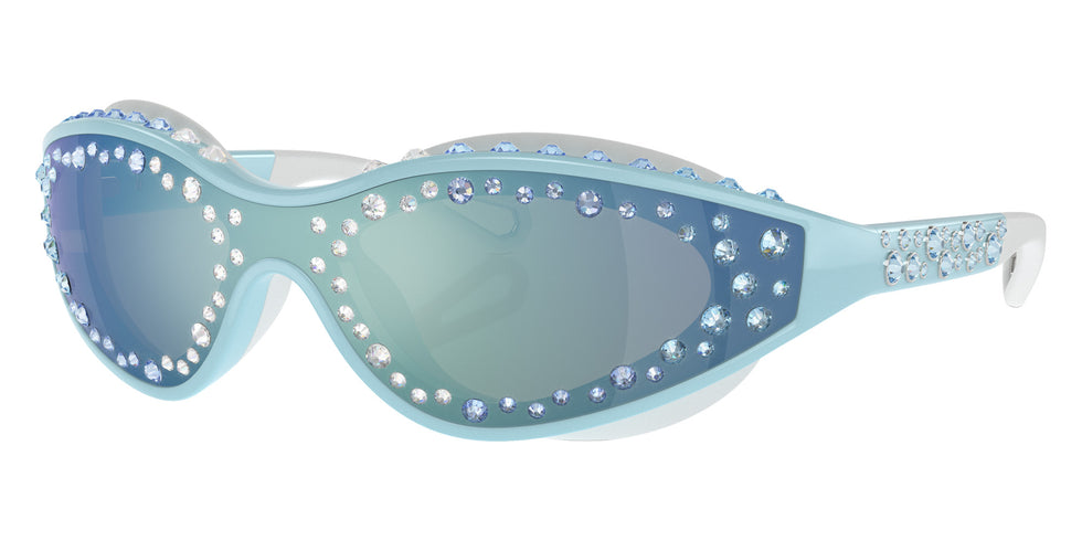 Swarovski SK6024 105255 142 - Light Blue/White / Light Green Mirrored Blue #id:sk6024105255_s:102105
