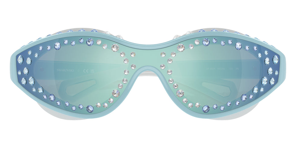 Swarovski SK6024 105255 142 - Light Blue/White / Light Green Mirrored Blue #id:sk6024105255_s:102120