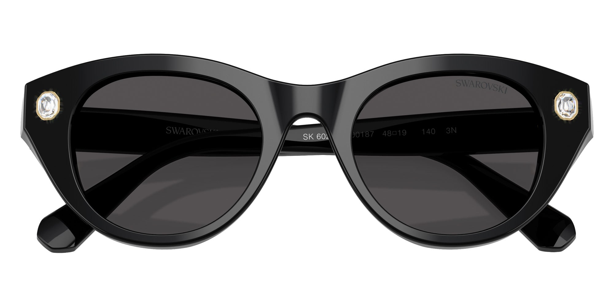 Swarovski SK6025F 100187 48 - Black / Dark Gray #id:sk6025f100187_s:100120