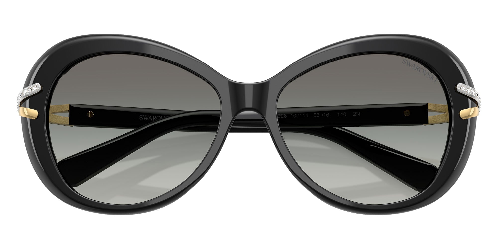 Swarovski SK6026 100111 56 - Black / Gray Gradient #id:sk6026100111_s:100120