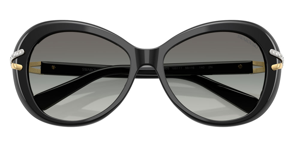 Swarovski SK6026 100111 56 - Black / Gray Gradient #id:sk6026100111_s:100120