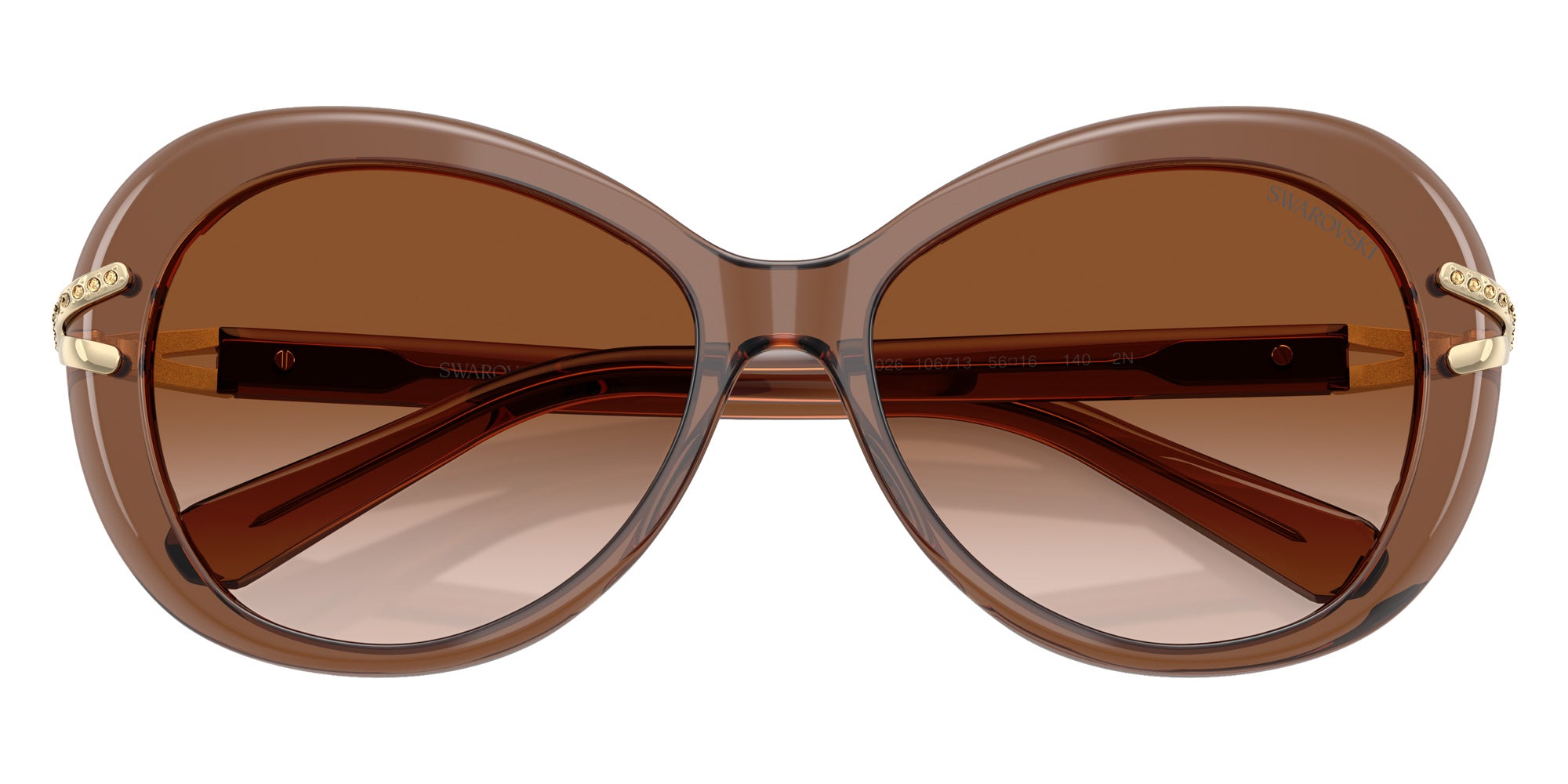 Swarovski SK6026 106713 56 - Transparent Brown / Gradient Brown #id:sk6026106713_s:106120
