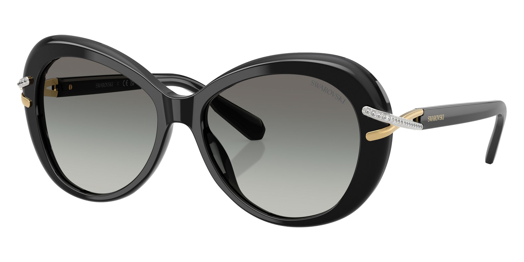 Swarovski SK6026F 100111 56 - Black / Gray Gradient #id:sk6026f100111_s:100105