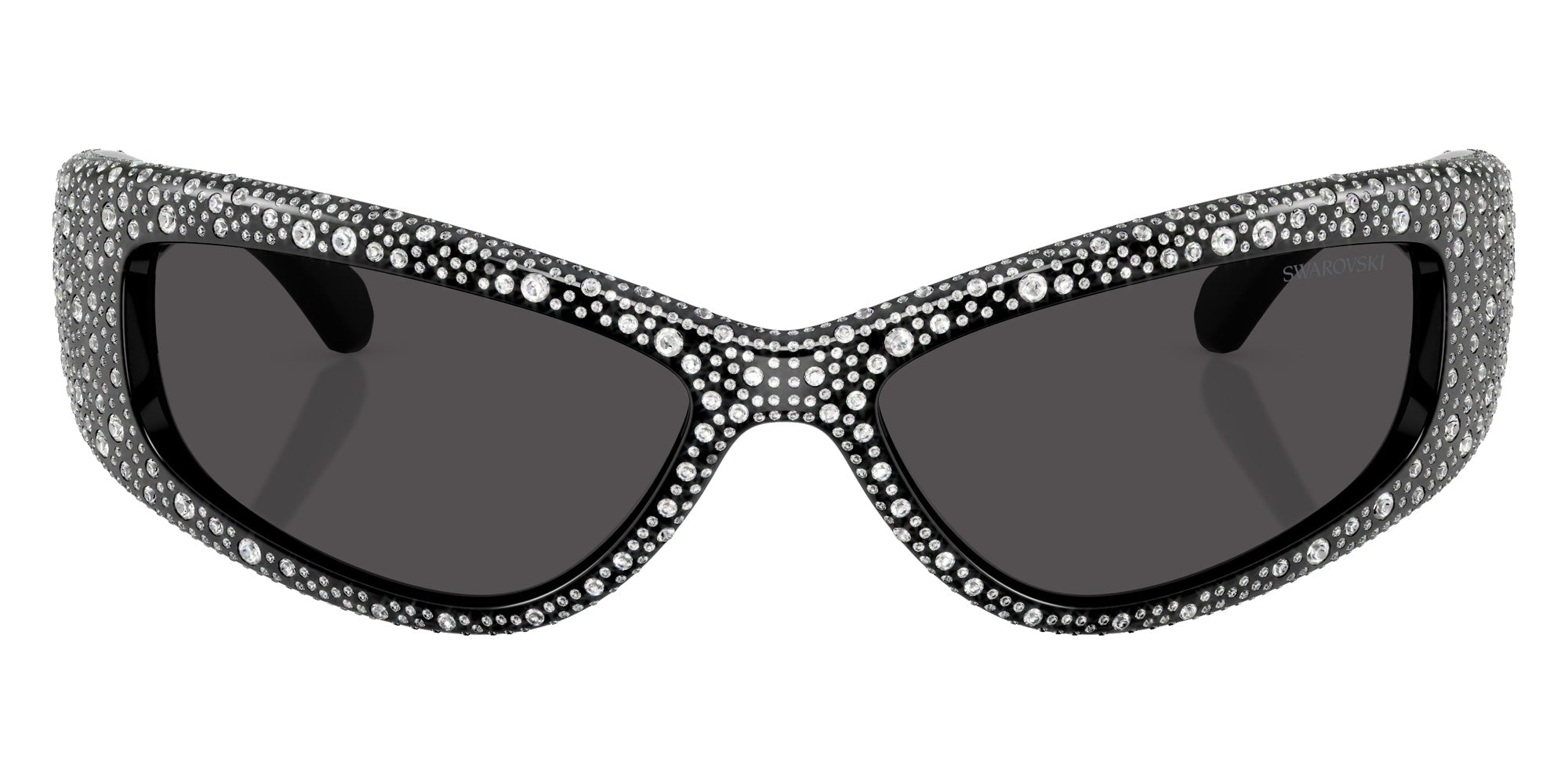 Swarovski SK6027 100187 60 - Black / Dark Gray #id:sk6027100187_s:100100