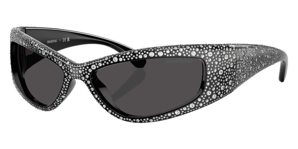Swarovski SK6027 100187 60 - Black / Dark Gray #id:sk6027100187_s:100105