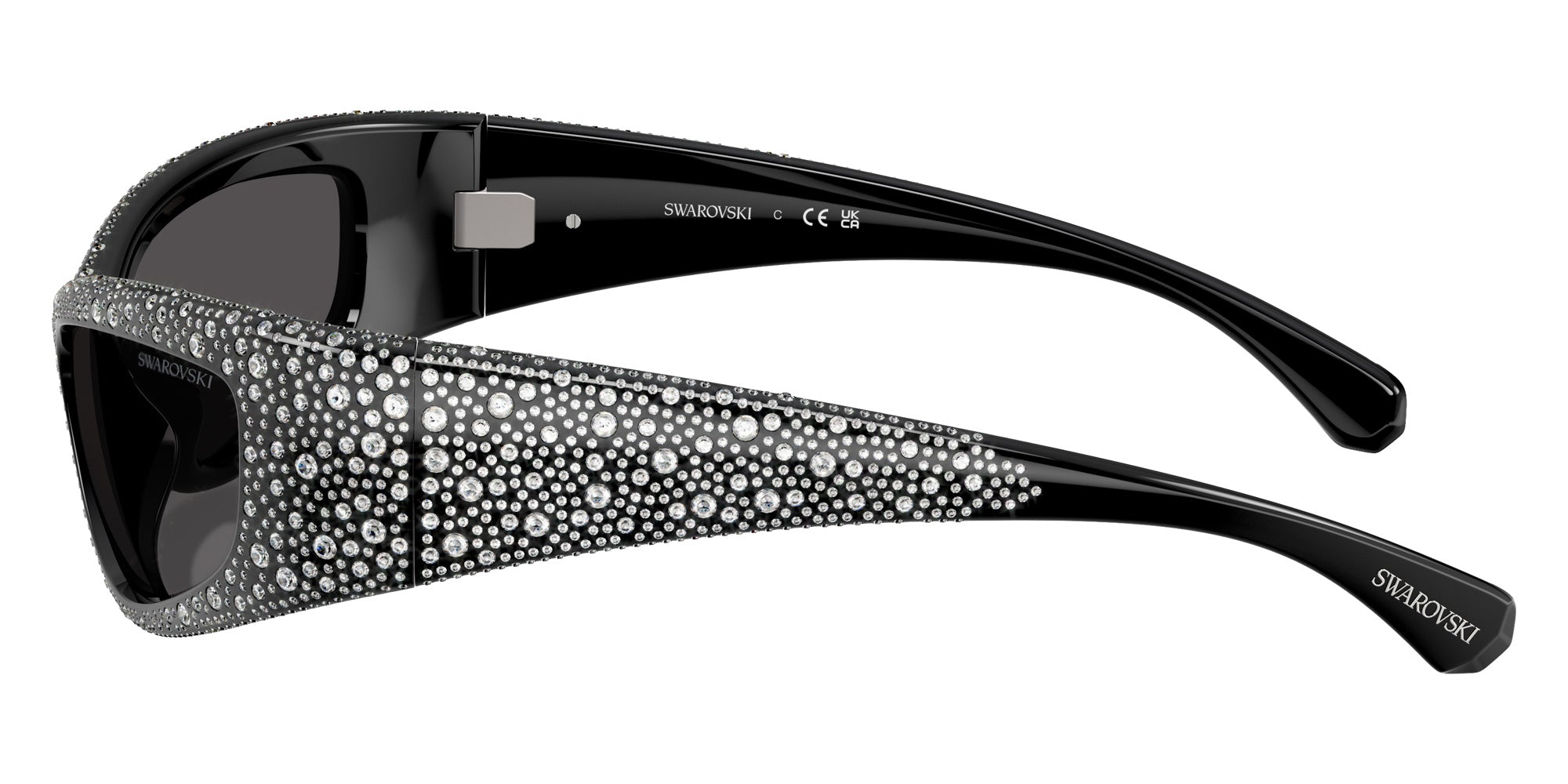 Swarovski SK6027 100187 60 - Black / Dark Gray #id:sk6027100187_s:100110