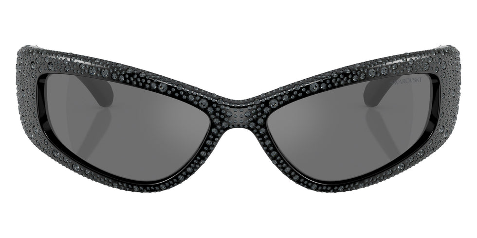 Swarovski SK6027 10326G 60 - Black / Gray Mirrored Black #id:sk602710326g_s:102100