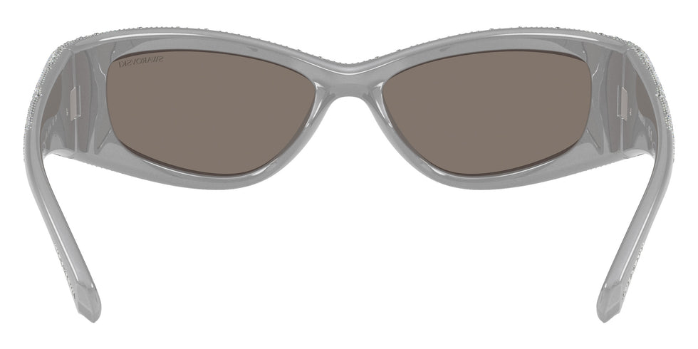 Swarovski SK6027 10596G 60 - Light Gray / Light Gray Mirrored Silver #id:sk602710596g_s:104115