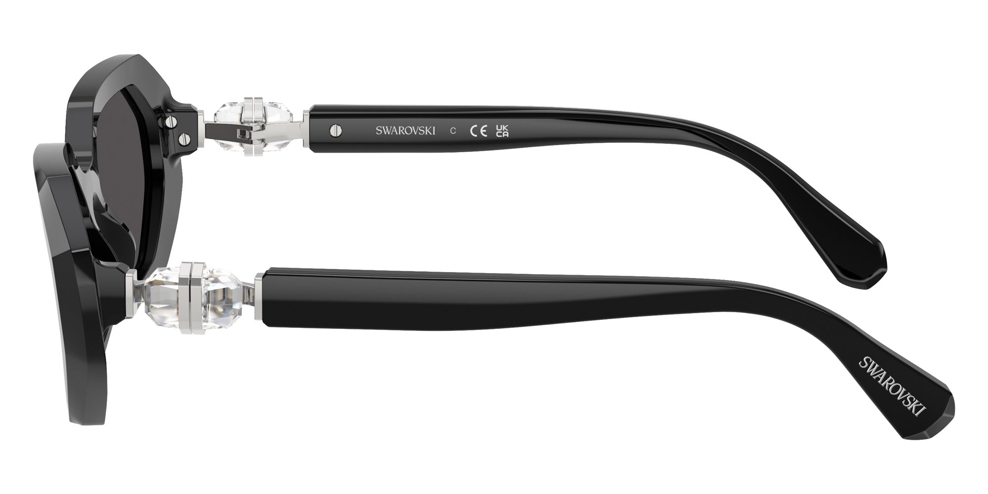 Swarovski SK6028 100187 54 - Black / Dark Gray #id:sk6028100187_s:100110