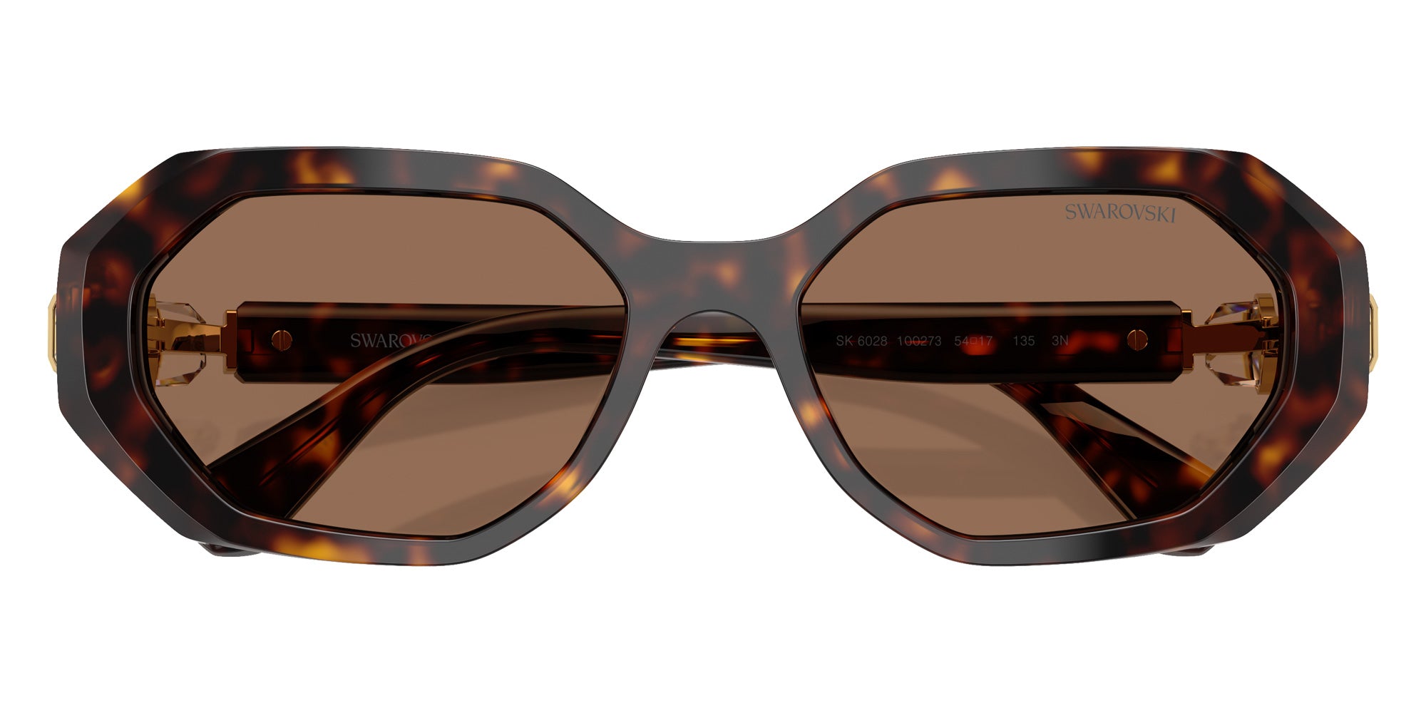 Swarovski SK6028 100273 54 - Dark Havana / Dark Brown #id:sk6028100273_s:102120