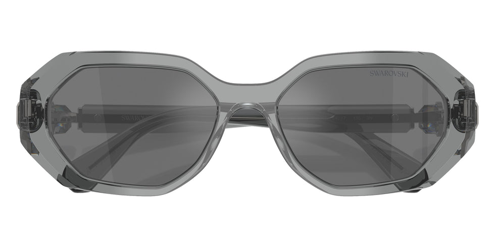 Swarovski SK6028 10626G 54 - Transparent Dark Gray / Gray Mirrored Black #id:sk602810626g_s:104120