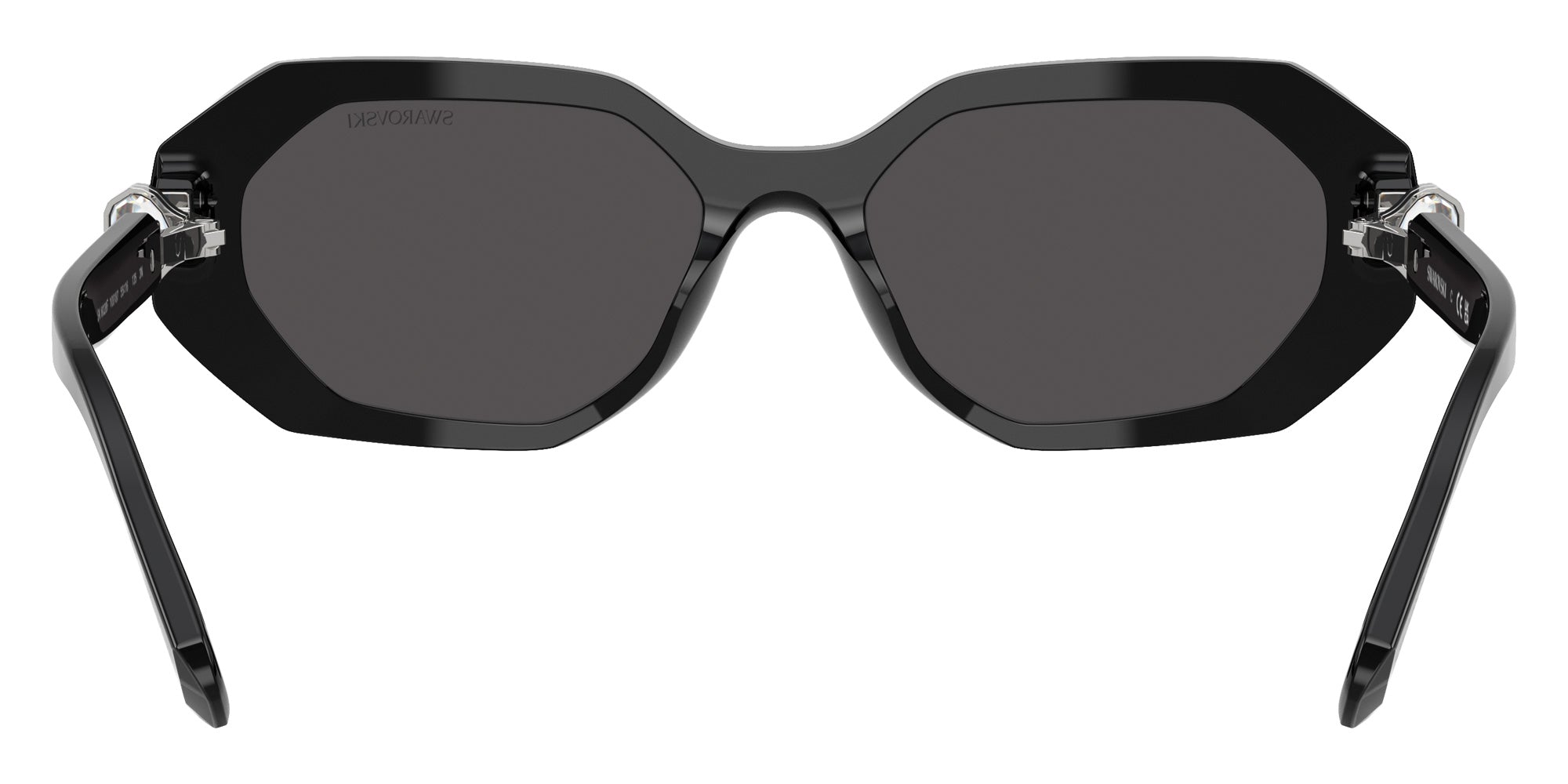 Swarovski SK6028F 100187 55 - Black / Dark Gray #id:sk6028f100187_s:100115