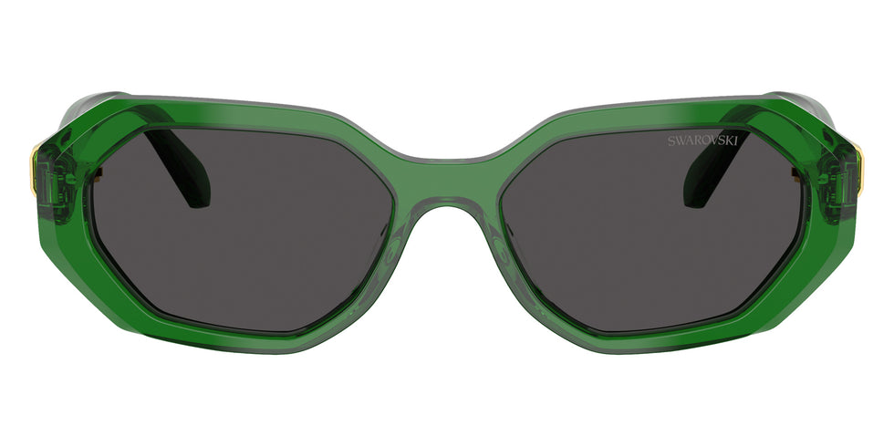 Swarovski SK6028F 106487 55 - Transparent Green / Dark Gray #id:sk6028f106487_s:104100