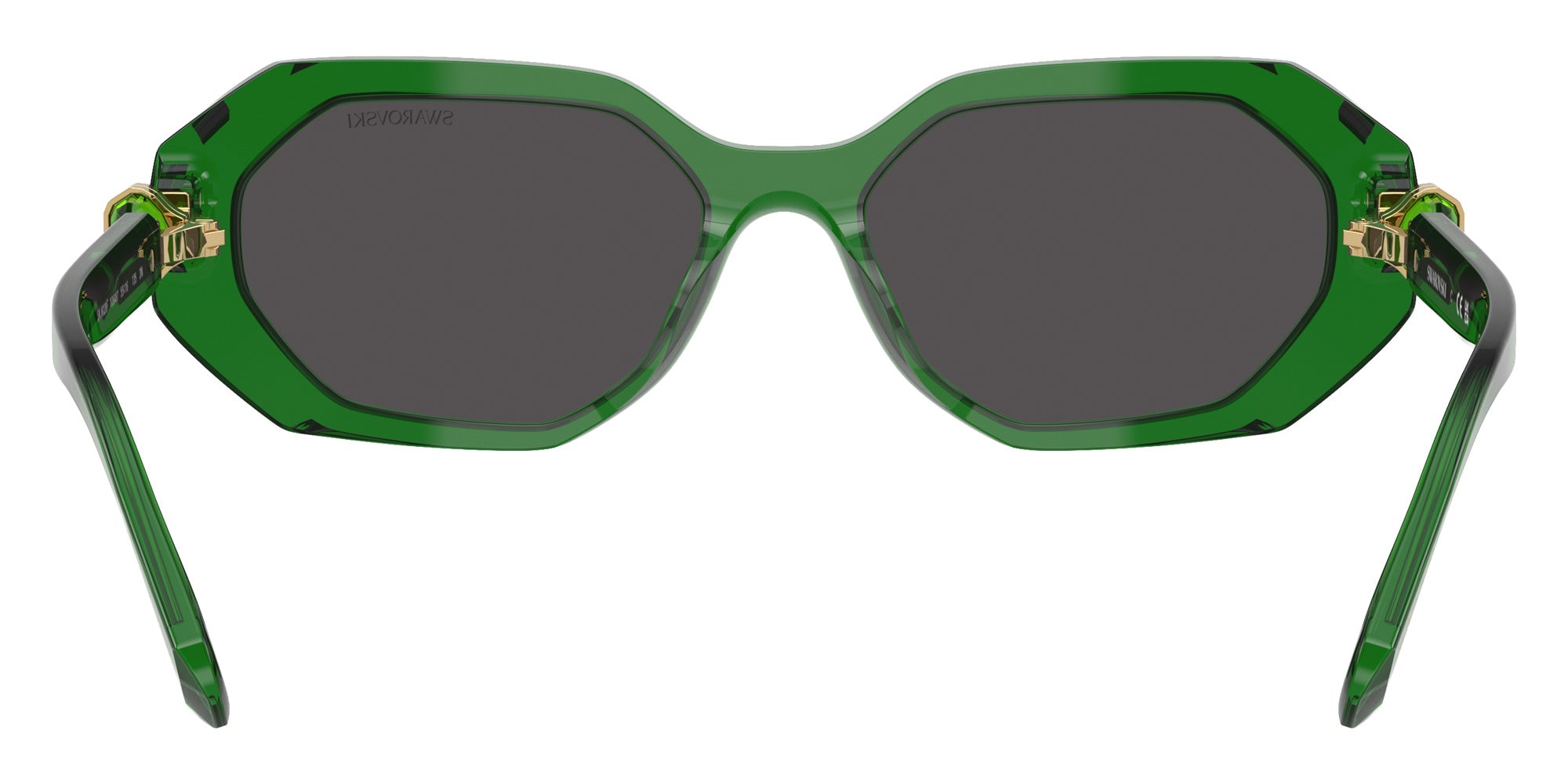 Swarovski SK6028F 106487 55 - Transparent Green / Dark Gray #id:sk6028f106487_s:104115