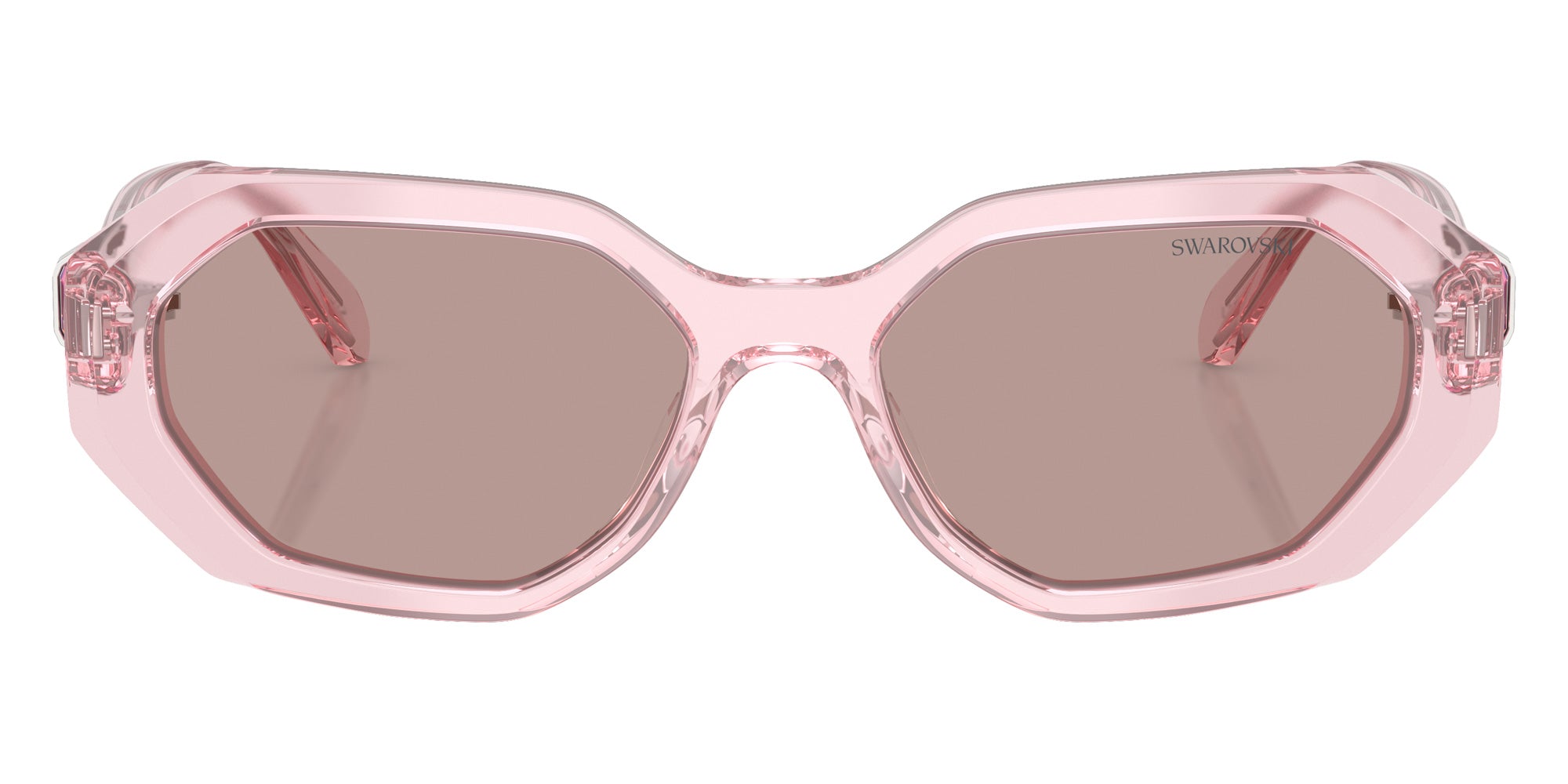 Swarovski SK6028F 30017N 55 - Transparent Pink / Light Purple Brown #id:sk6028f30017n_s:106100
