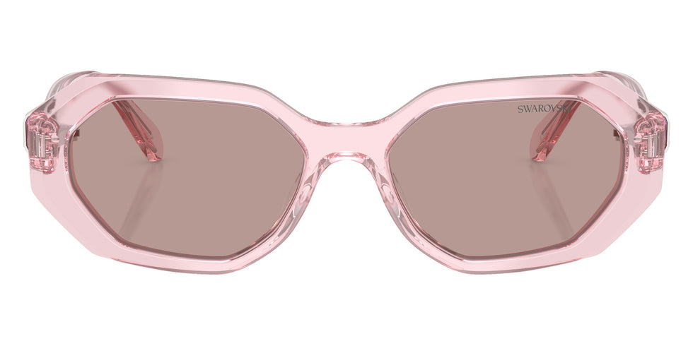 Swarovski SK6028F 30017N 55 - Transparent Pink / Light Purple Brown #id:sk6028f30017n_s:106100