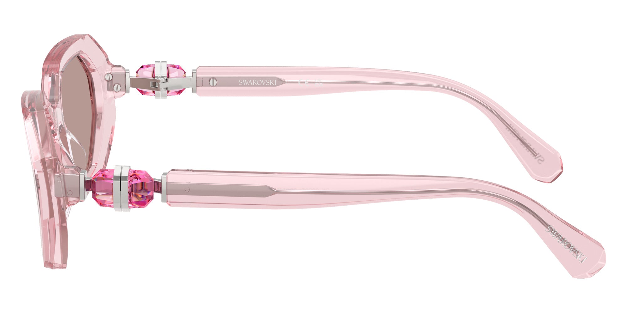 Swarovski SK6028F 30017N 55 - Transparent Pink / Light Purple Brown #id:sk6028f30017n_s:106110