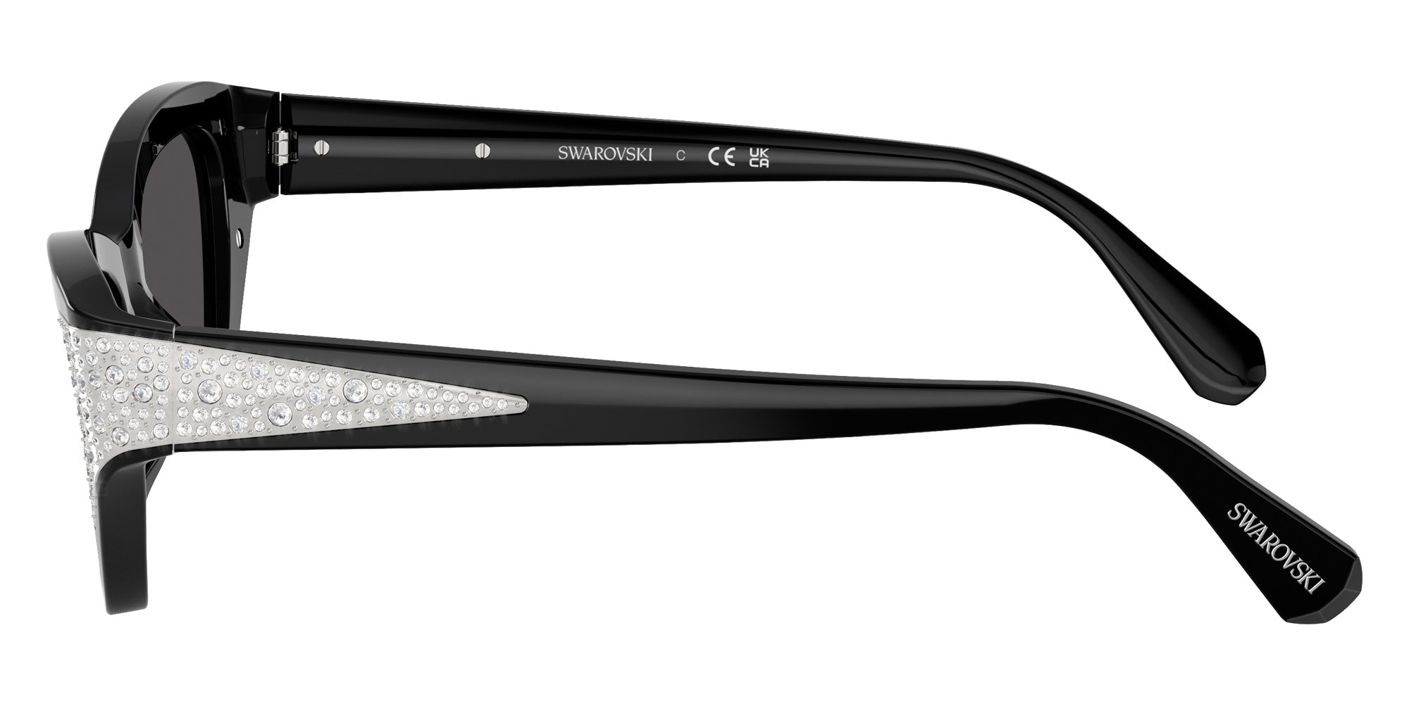 Swarovski SK6029 100187 50 - Black / Dark Gray #id:sk6029100187_s:100110