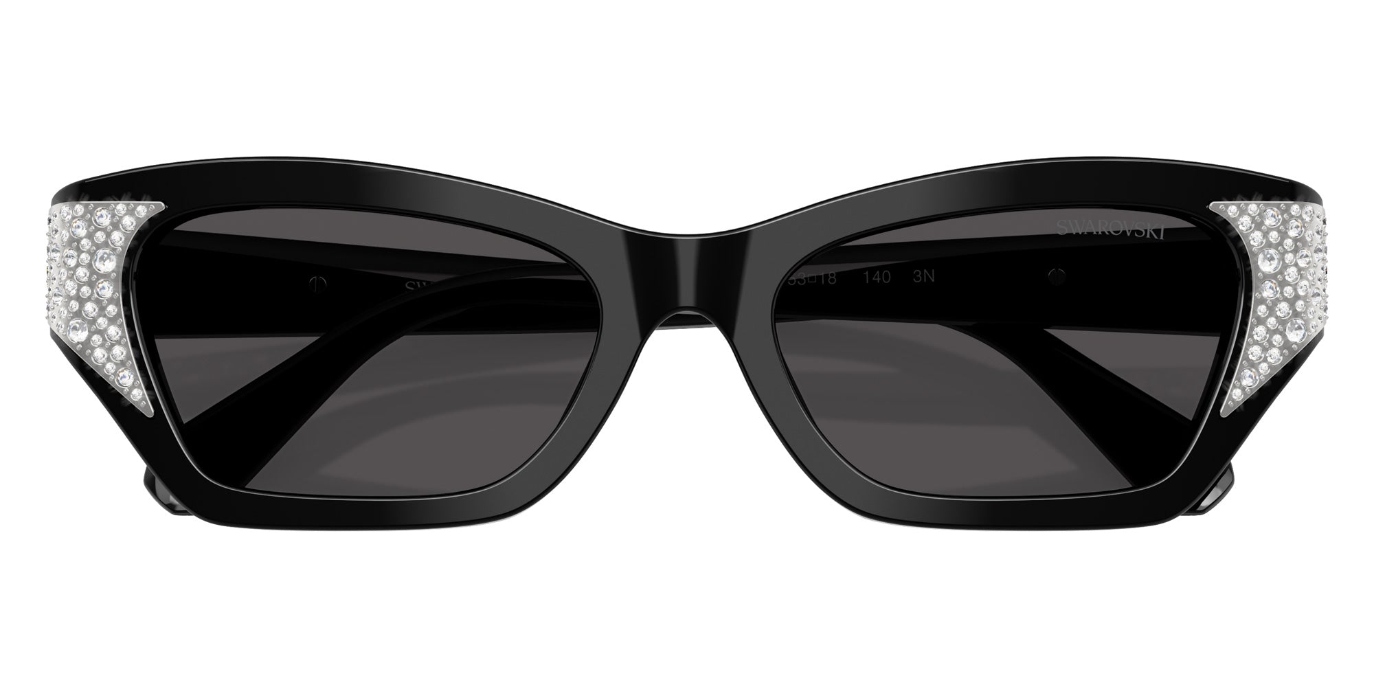 Swarovski SK6029 100187 50 - Black / Dark Gray #id:sk6029100187_s:100120