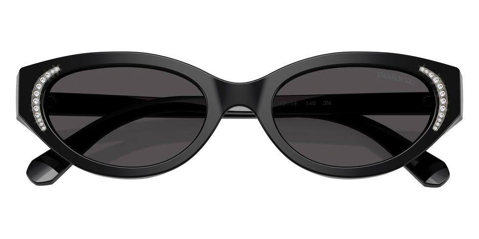 Swarovski SK6030 100187 52 - Black / Dark Gray #id:sk6030100187_s:100120