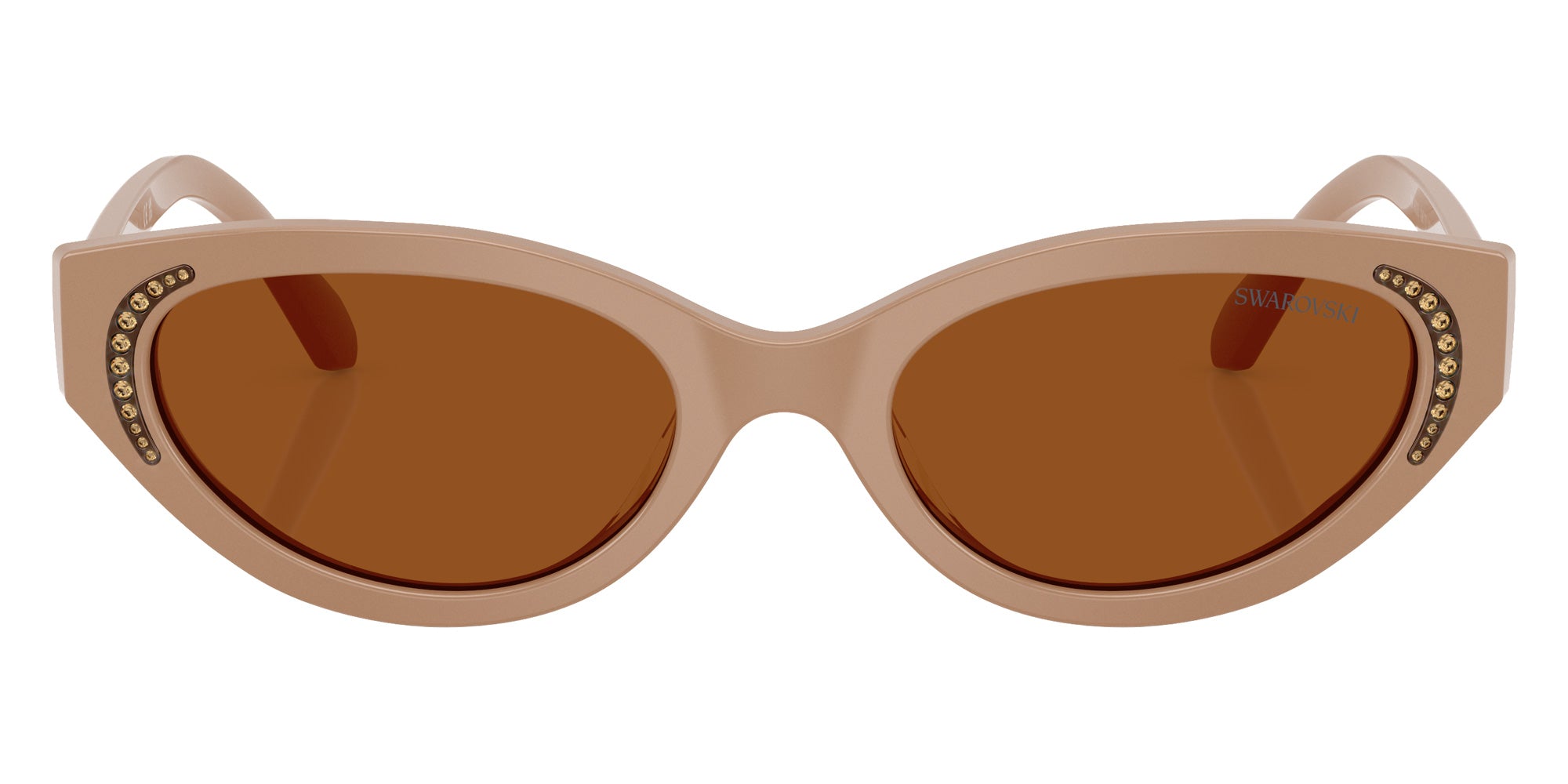 Swarovski SK6030 106173 52 - Beige / Dark Brown #id:sk6030106173_s:108100