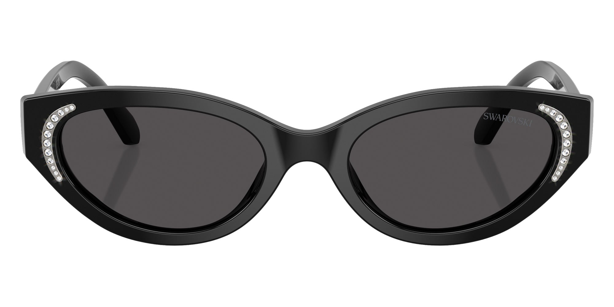 Swarovski SK6030F 100187 53 - Black / Dark Gray #id:sk6030f100187_s:100100