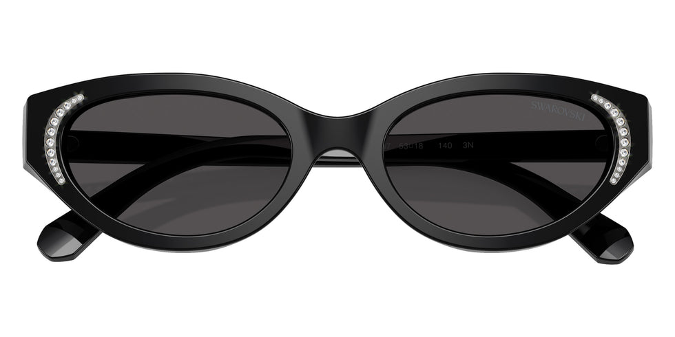 Swarovski SK6030F 100187 53 - Black / Dark Gray #id:sk6030f100187_s:100120
