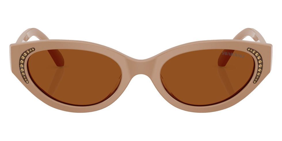 Swarovski SK6030F 106173 53 - Beige / Dark Brown #id:sk6030f106173_s:106100