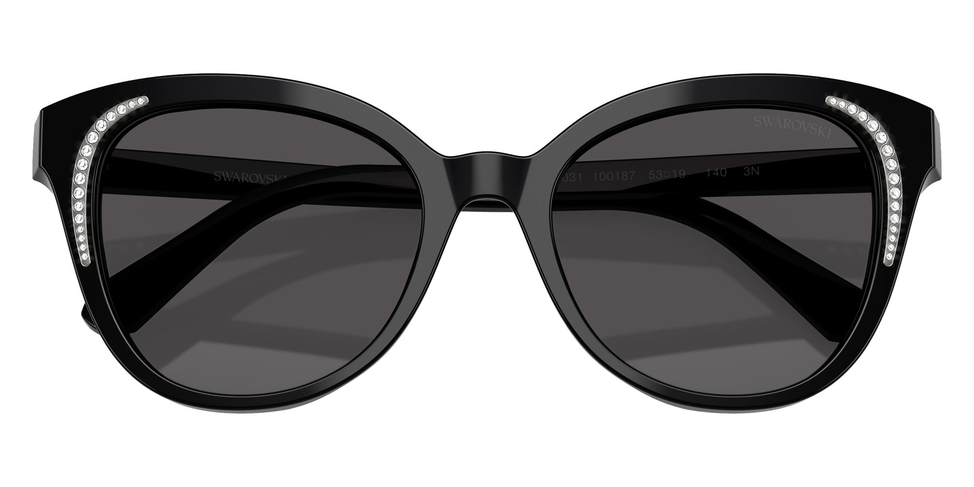 Swarovski SK6031 100187 53 - Black / Dark Gray #id:sk6031100187_s:100120