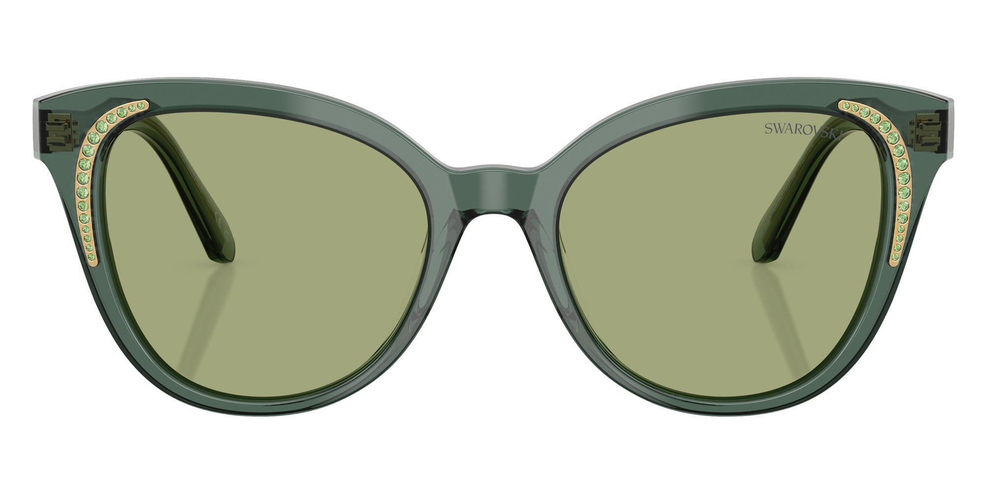 Swarovski SK6031 104382 53 - Transparent Green / Dark Green #id:sk6031104382_s:110100