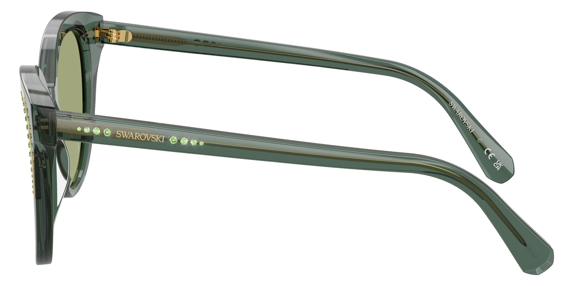 Swarovski SK6031 104382 53 - Transparent Green / Dark Green #id:sk6031104382_s:110110