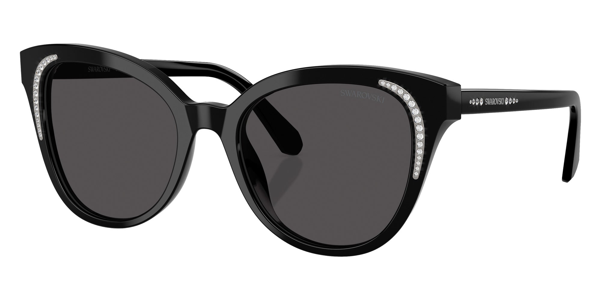 Swarovski SK6031F 100187 54 - Black / Dark Gray #id:sk6031f100187_s:100105