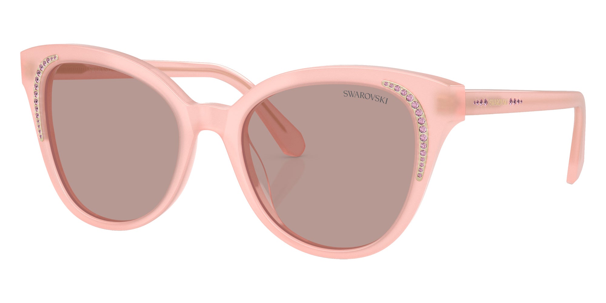 Swarovski SK6031F 10317N 54 - Milky Pink / Light Purple Brown #id:sk6031f10317n_s:104105